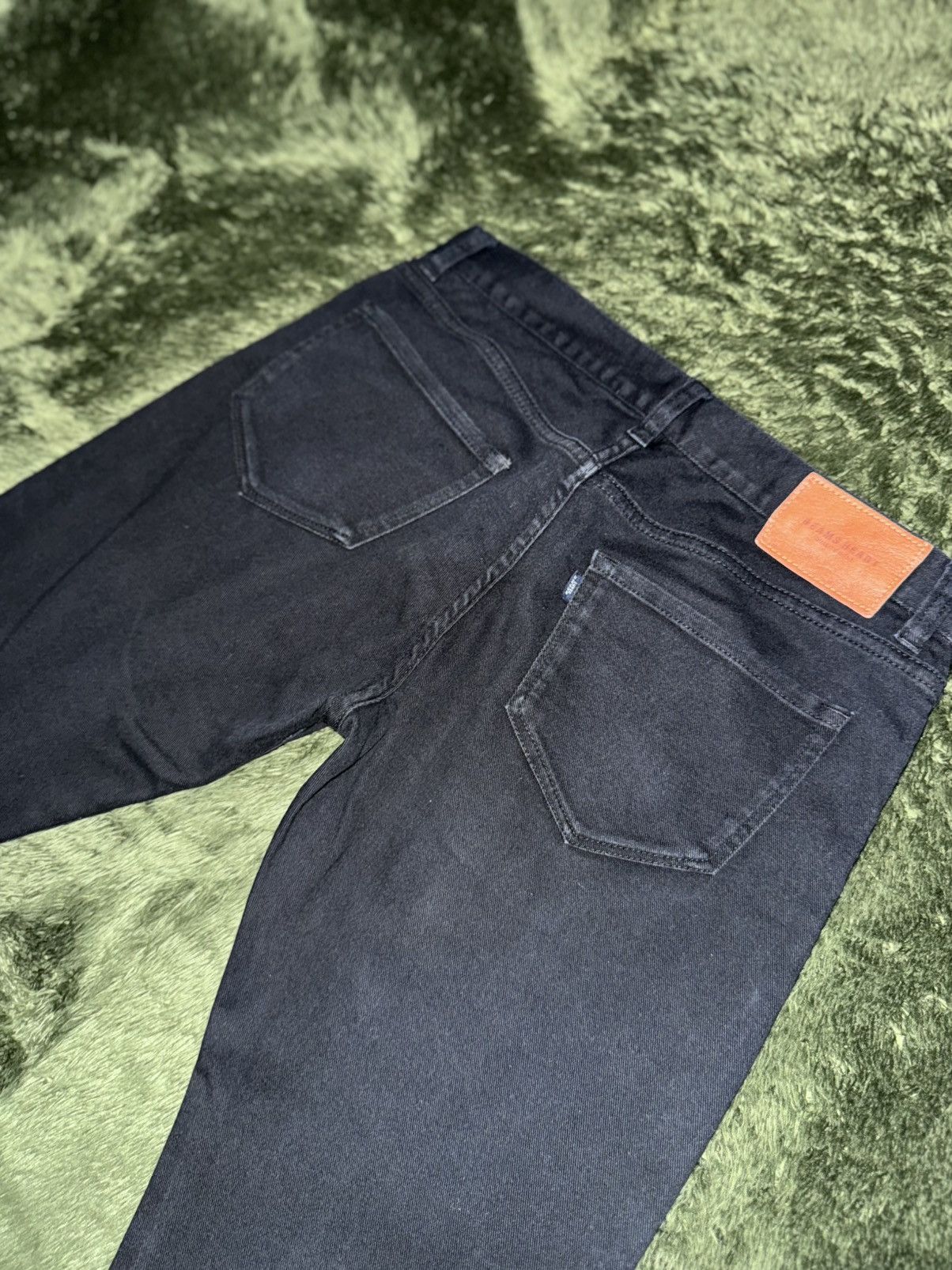 Beams Japan [M] BEAMS HEART JAPAN leather label cotton pants black Size US 32 / EU 48 - 8 Thumbnail
