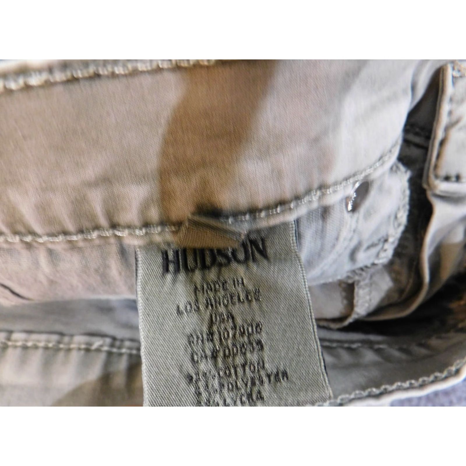 Hudson Hudson Jeans Womens 28 Green Straight Denim Dark Wash Stretch Size 28" / US 6 / IT 42 - 5 Thumbnail