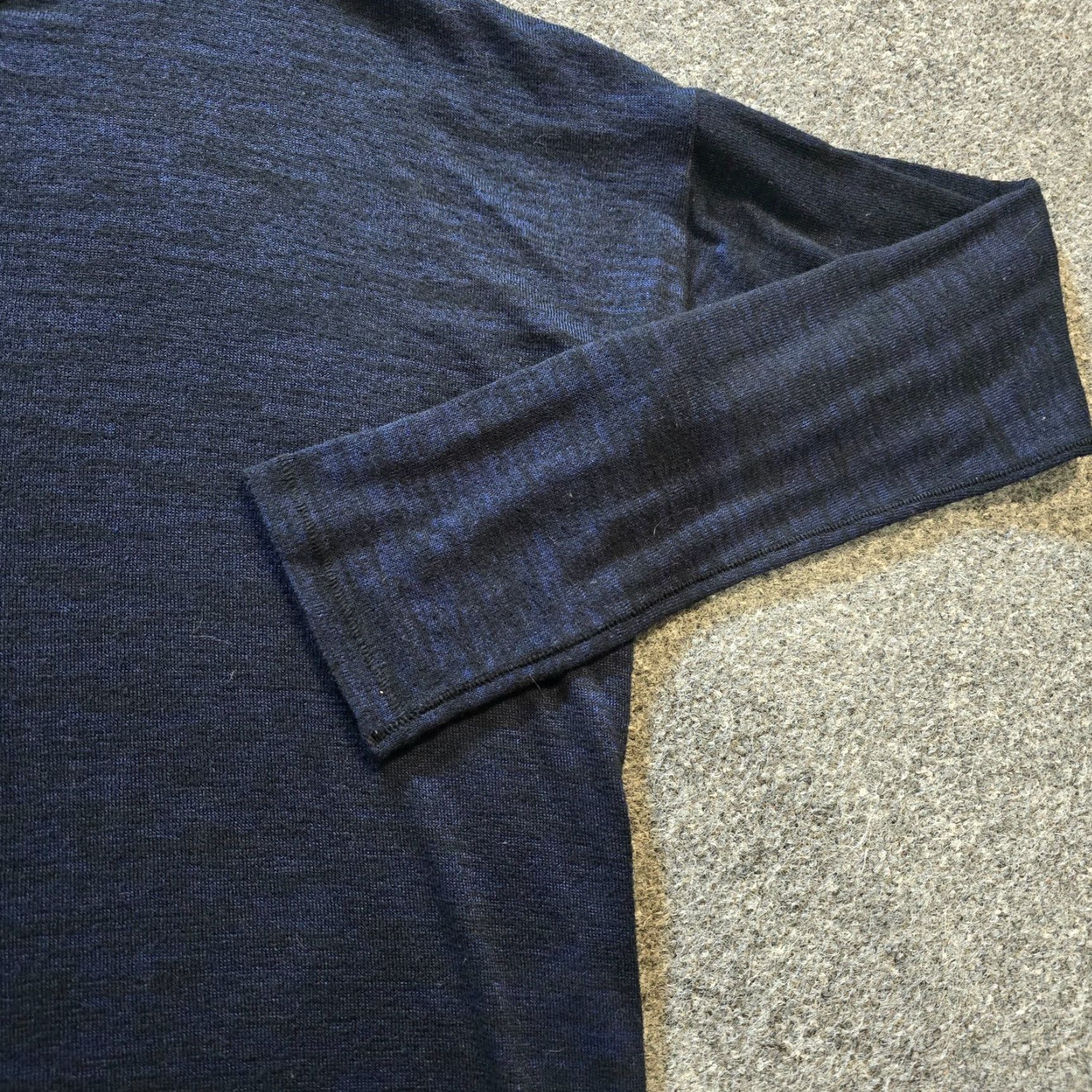 Rag & Bone Rag & Bone Sweater Womens Large Blue Sweatshirt Knit Long Sleeve Capsule Casual Shirt? Size L / US 10 / IT 46 - 3 Thumbnail