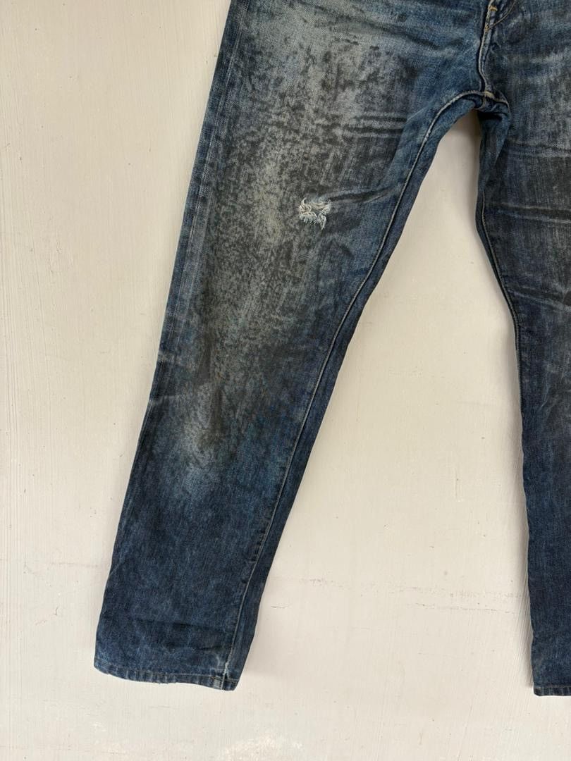 Paul Smith VTG Paul Smith Distressed Denim Pant Design Selvedge Rare Size US 30 / EU 46 - 3 Thumbnail