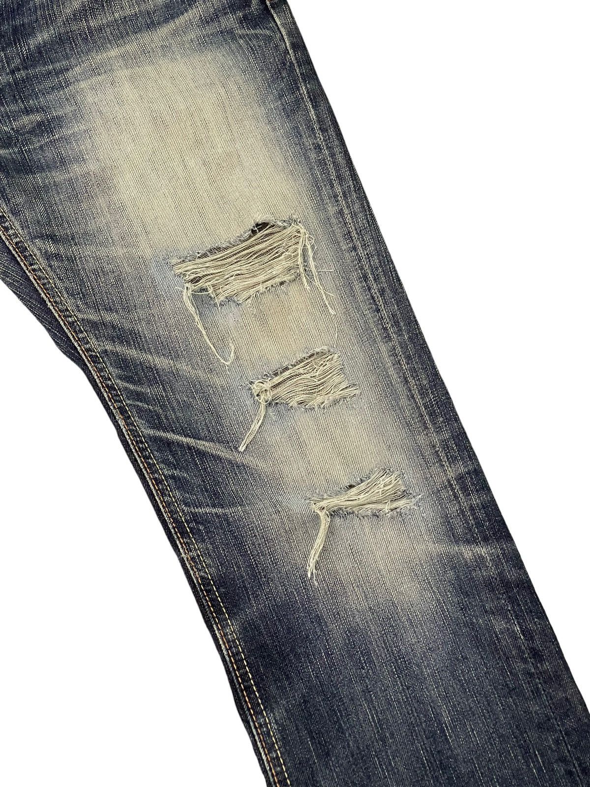 Edwin Distress Slim Jeans Edwin Japan Mud Wash Faded 8🟦2 Size US 30 / EU 46 - 7 Thumbnail