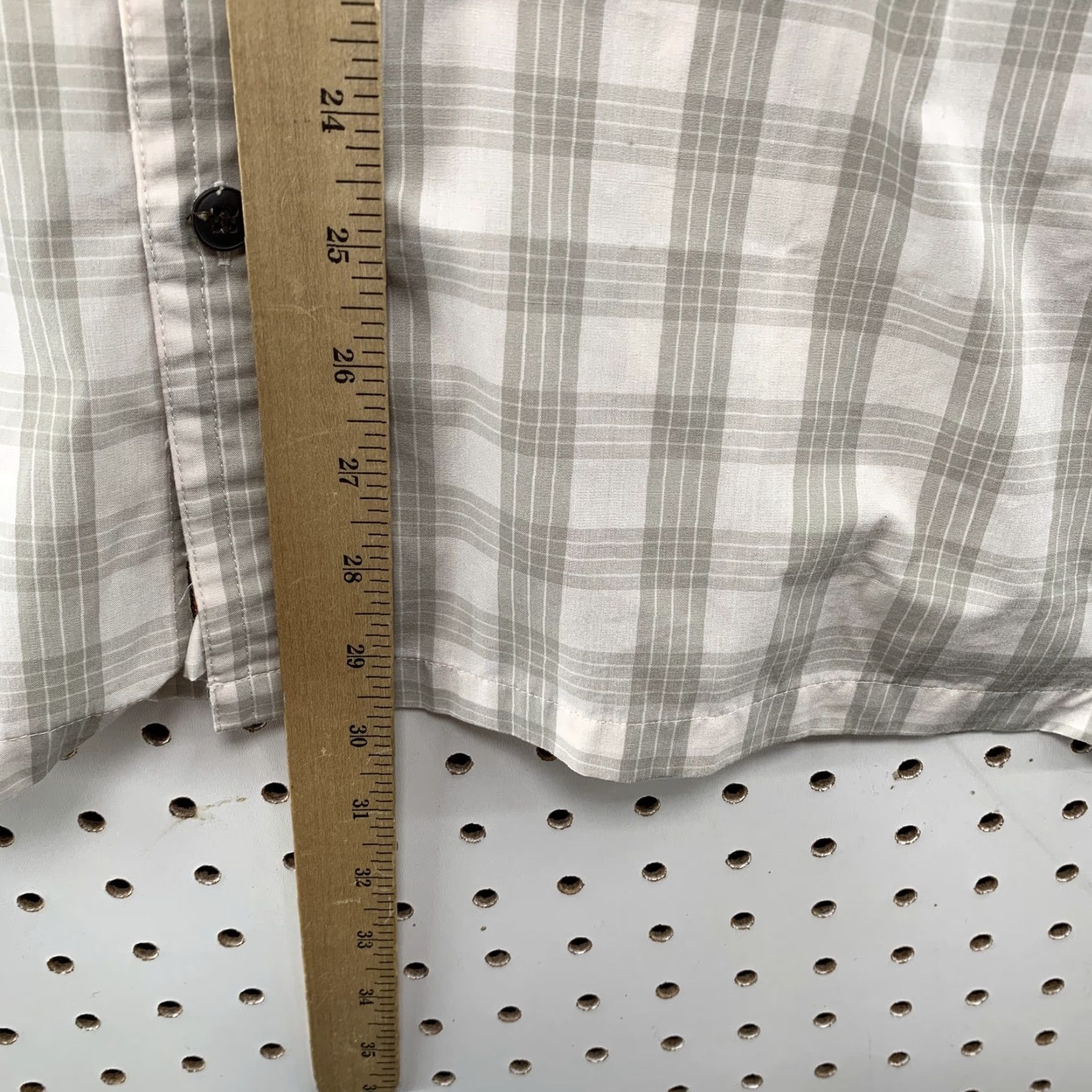 Howler Brothers Howler Bros Plaid Button-Up Shirt Mens Large Beige Short Sleeve Outdoor Casual Size US L / EU 52-54 / 3 - 6 Thumbnail
