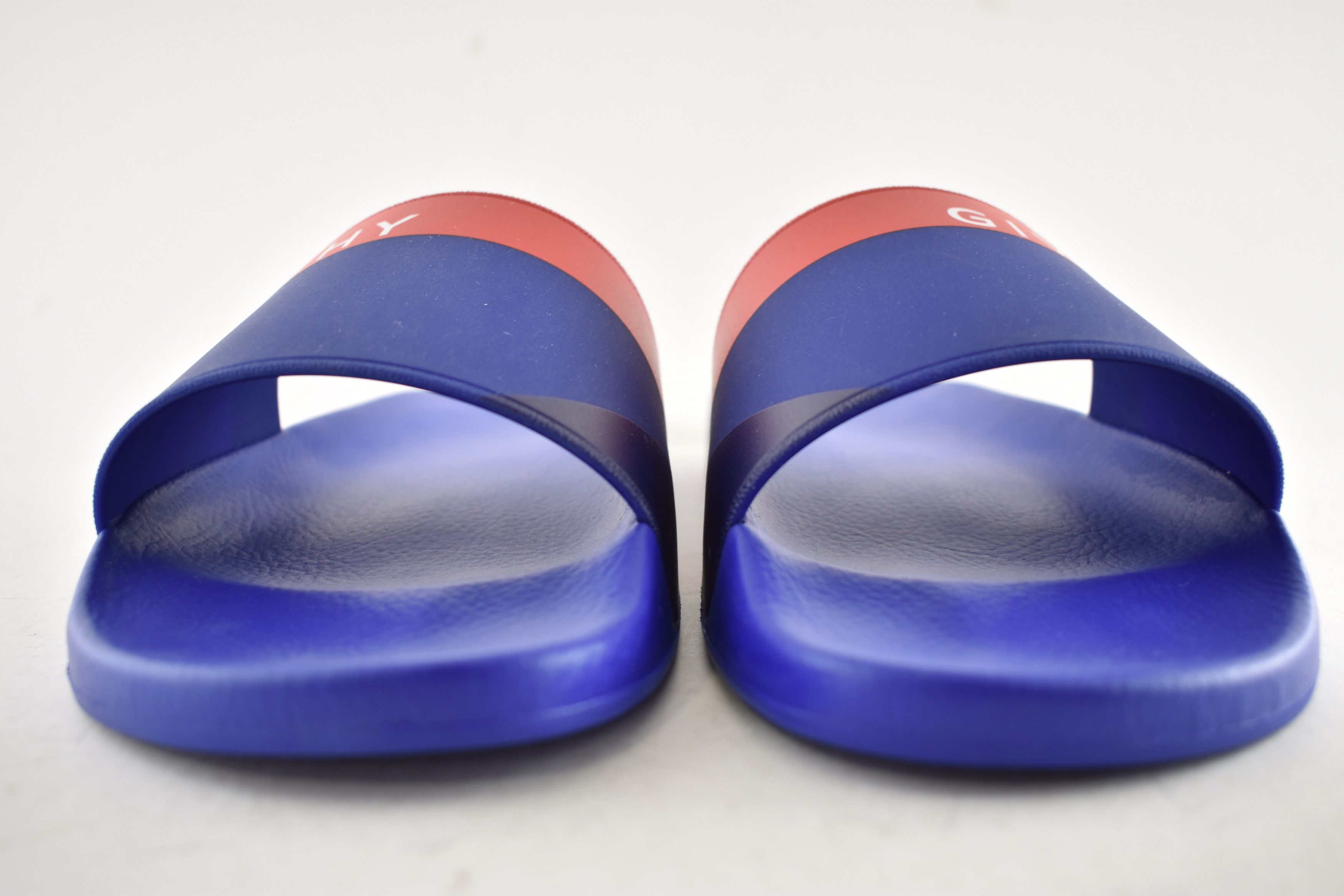 Givenchy Paris Red White Logo Rubber Pool Slide Sandal FlipFlop 44 11 Size US 11 / EU 44 - 6 Thumbnail