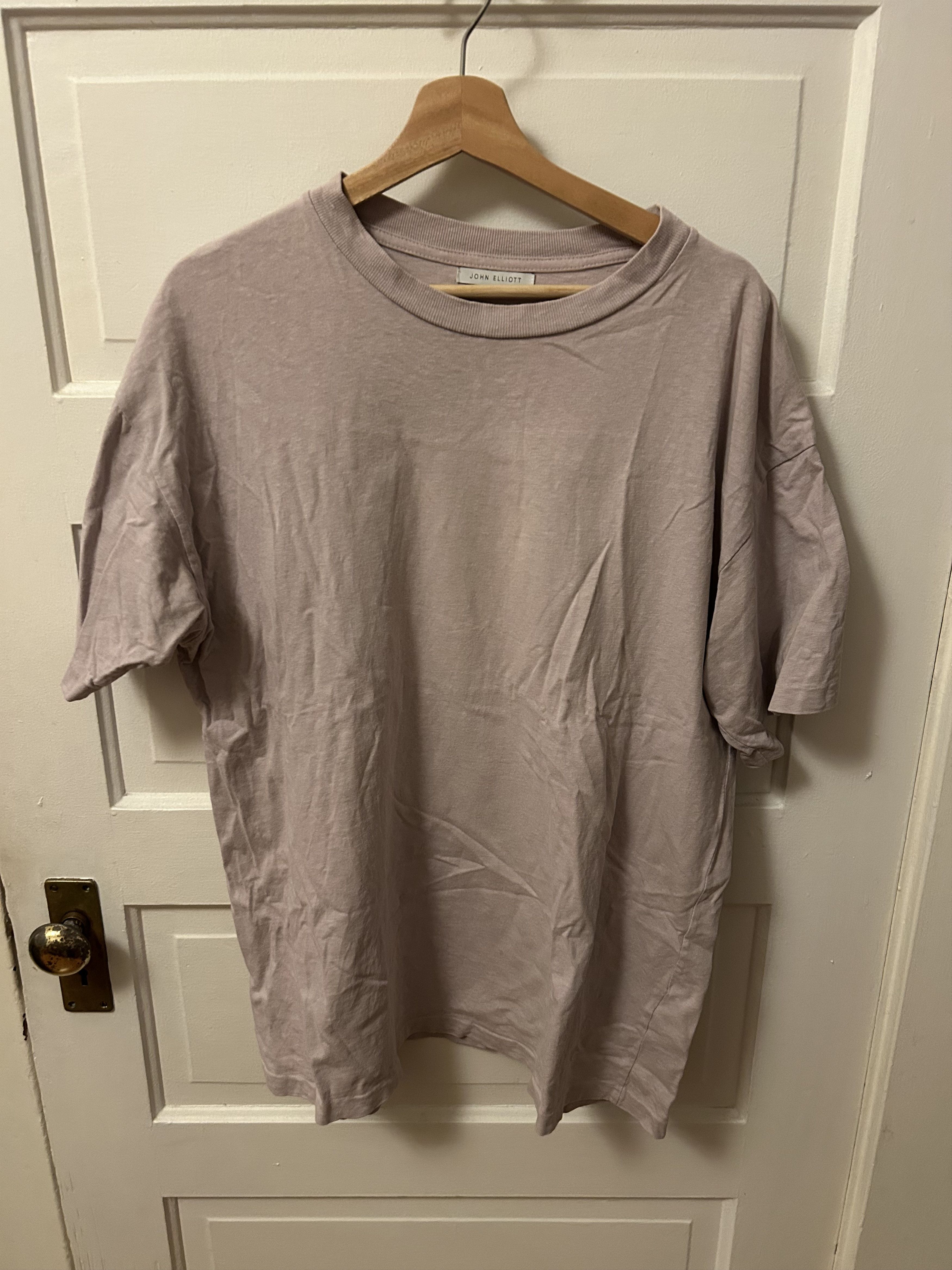 John Elliott JE University Tee - Violet Size US M / EU 48-50 / 2 - 1 Thumbnail