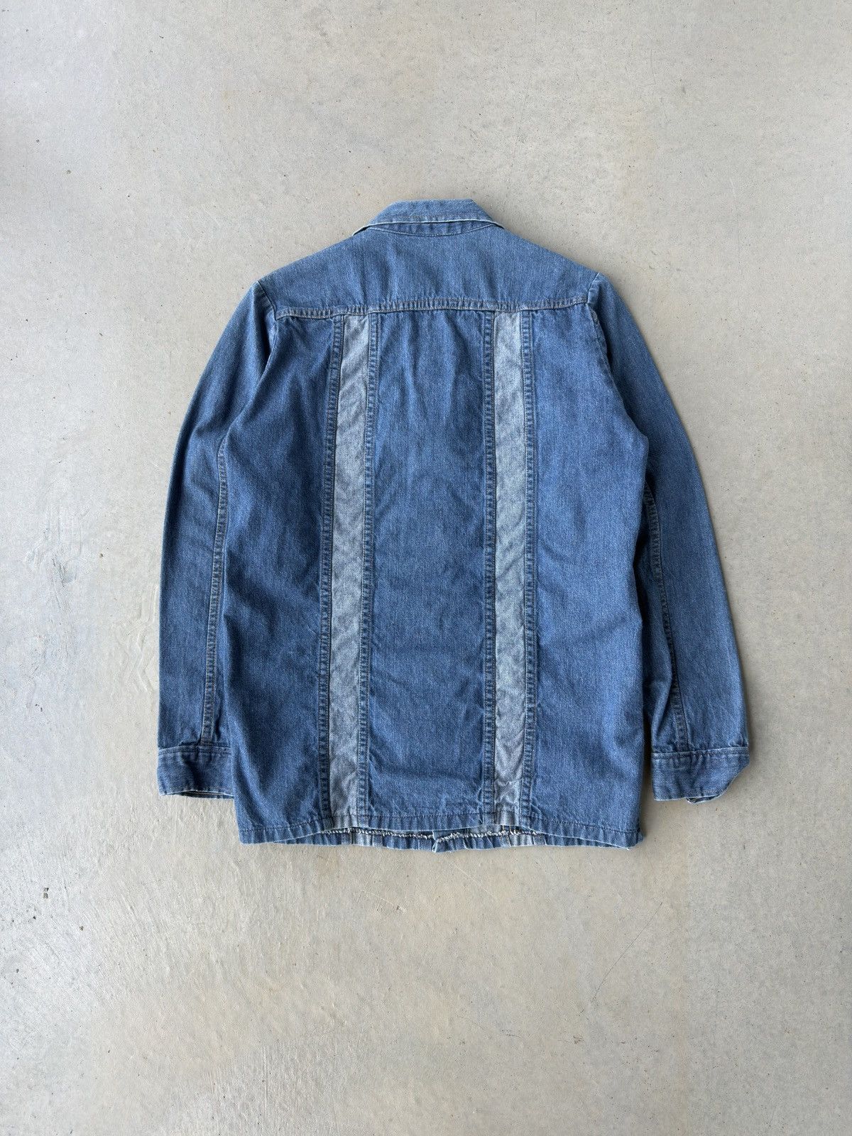 Vintage Vintage 80s Denim Western Button Up Shirt Size US L / EU 52-54 / 3 - 2 Thumbnail