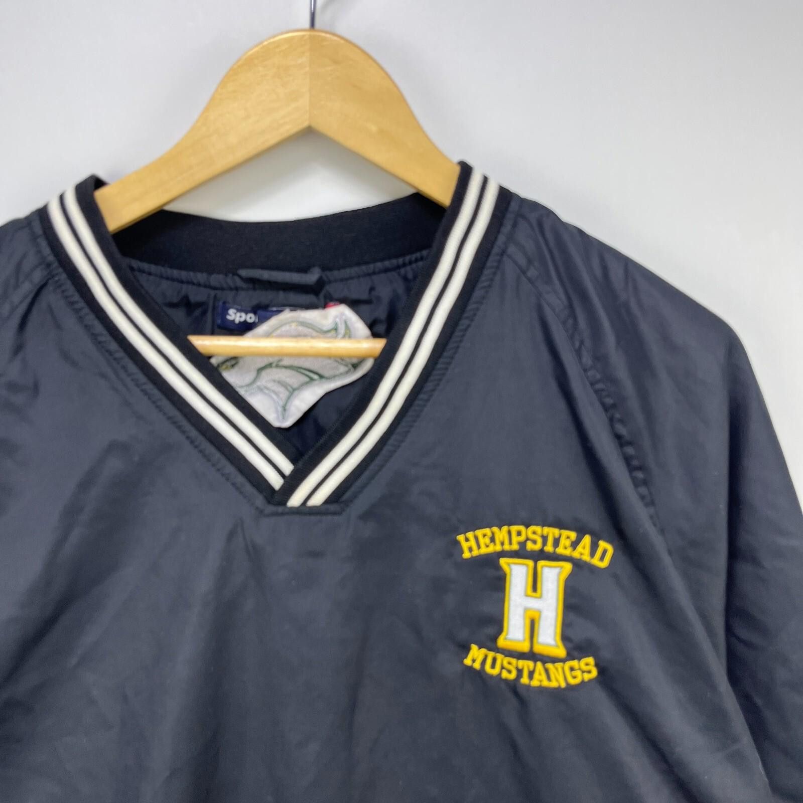 Vintage Vintage Hempstead Mustangs Windbreaker Jacket 2XL IOWA Size US XXL / EU 58 / 5 - 3 Thumbnail