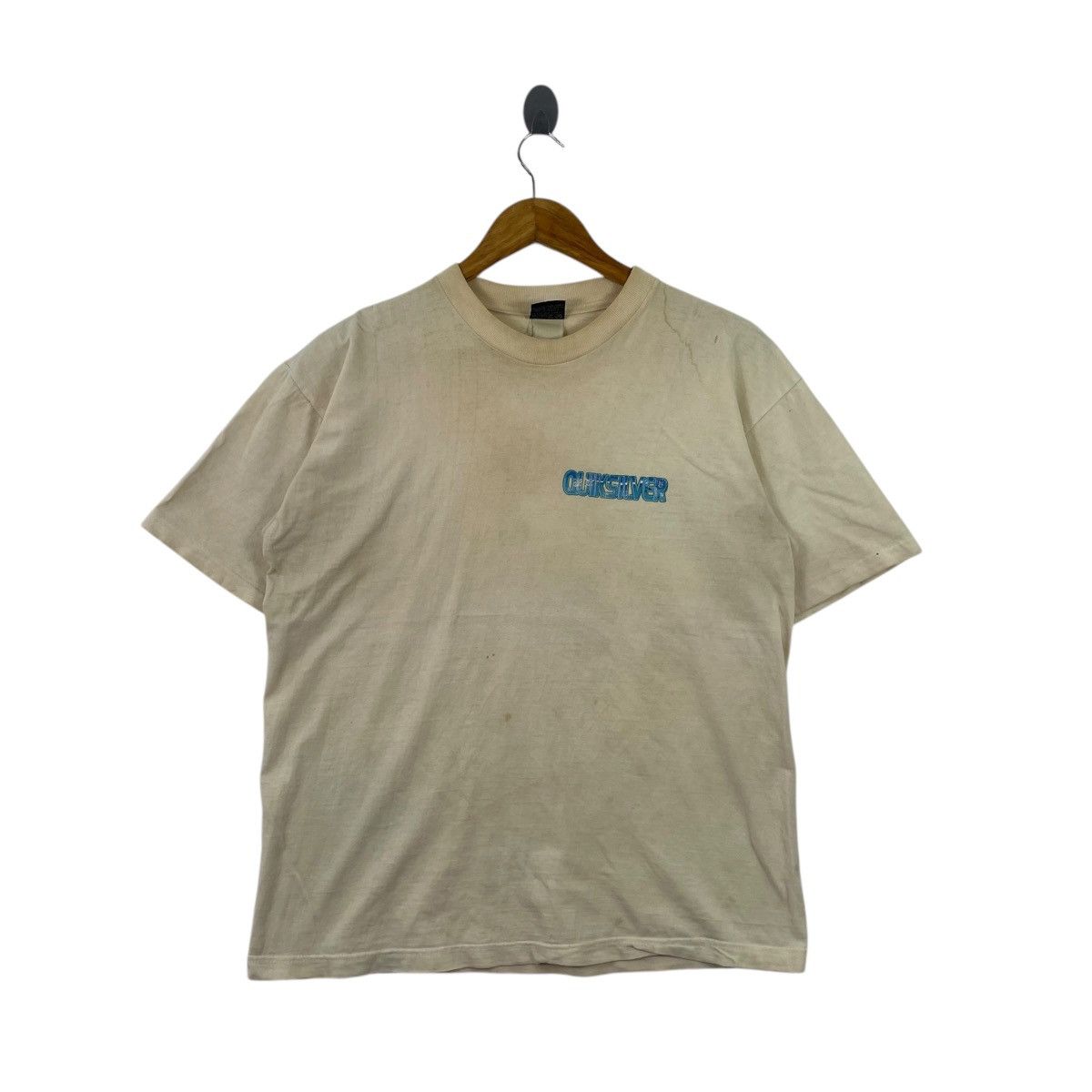 Quiksilver × Vintage Vintage 90s QUIKSILVER Surfing Back Hit Tshirt Size US M / EU 48-50 / 2 - 4 Thumbnail