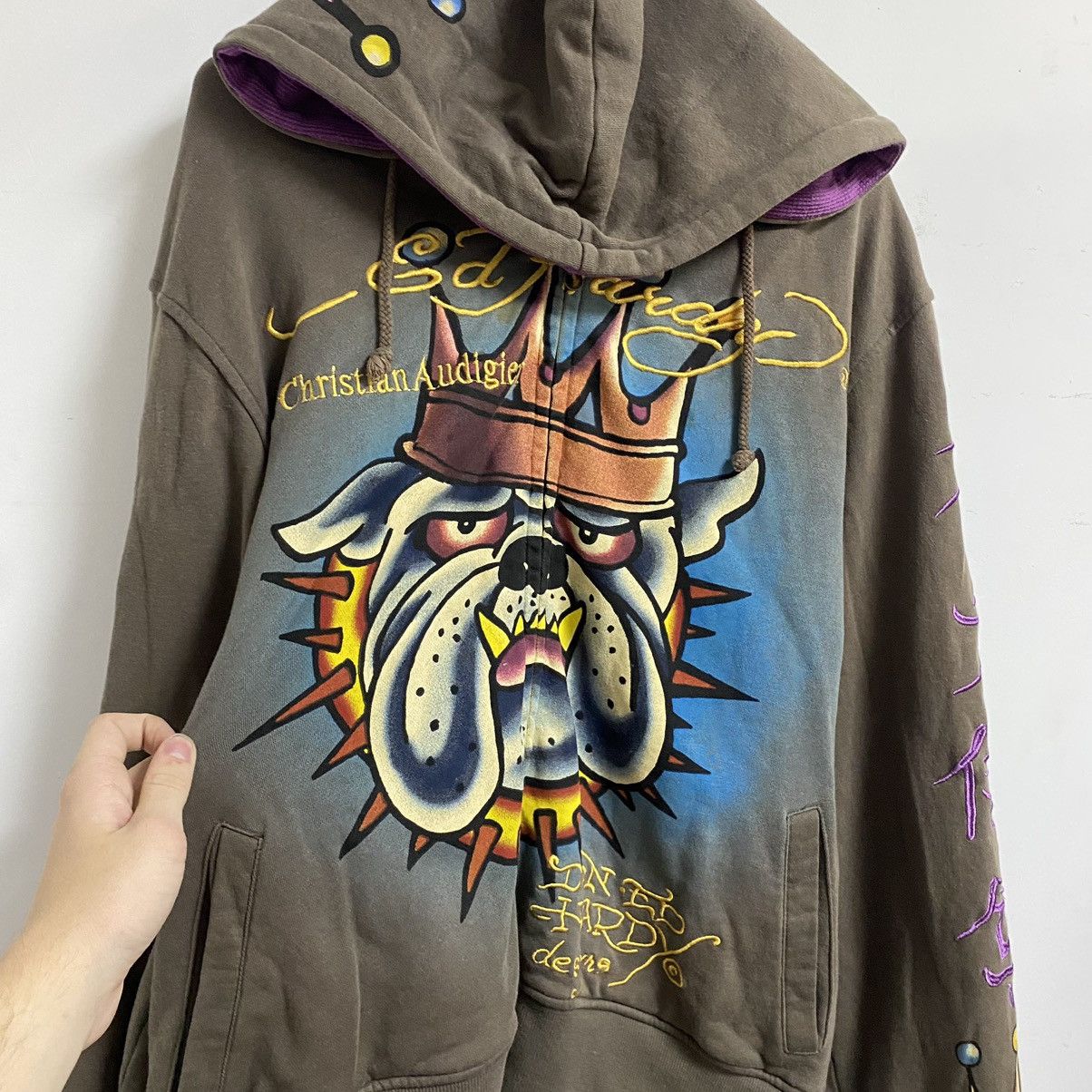 Ed Hardy Vintage Ed Hardy Hoodie Christian Audigier Size US M / EU 48-50 / 2 - 5 Thumbnail