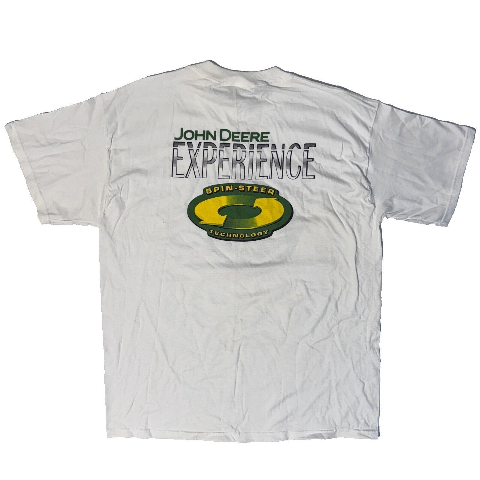 John Deere John Deere Tractors Cut Across America 2001 Y2K Tshirt - XL Size US XL / EU 56 / 4 - 7 Thumbnail