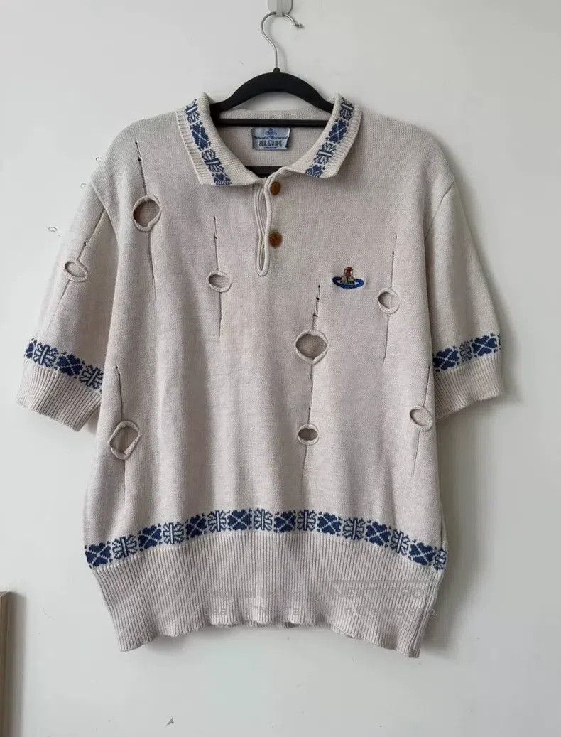 Vivienne Westwood Vivienne Westwood Vintage knitted short sleeve top Size M / US 6-8 / IT 42-44 - 1 Thumbnail