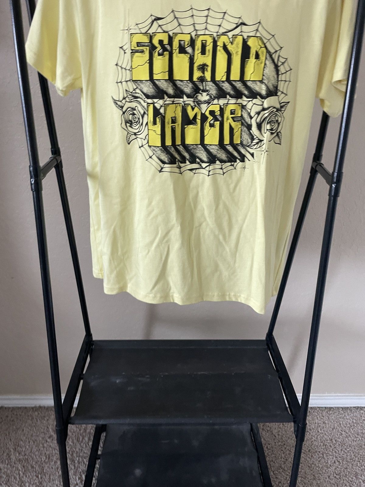 Second/Layer Roses, Hearts Spider Webs Graphic tee Size US XL / EU 56 / 4 - 5 Thumbnail