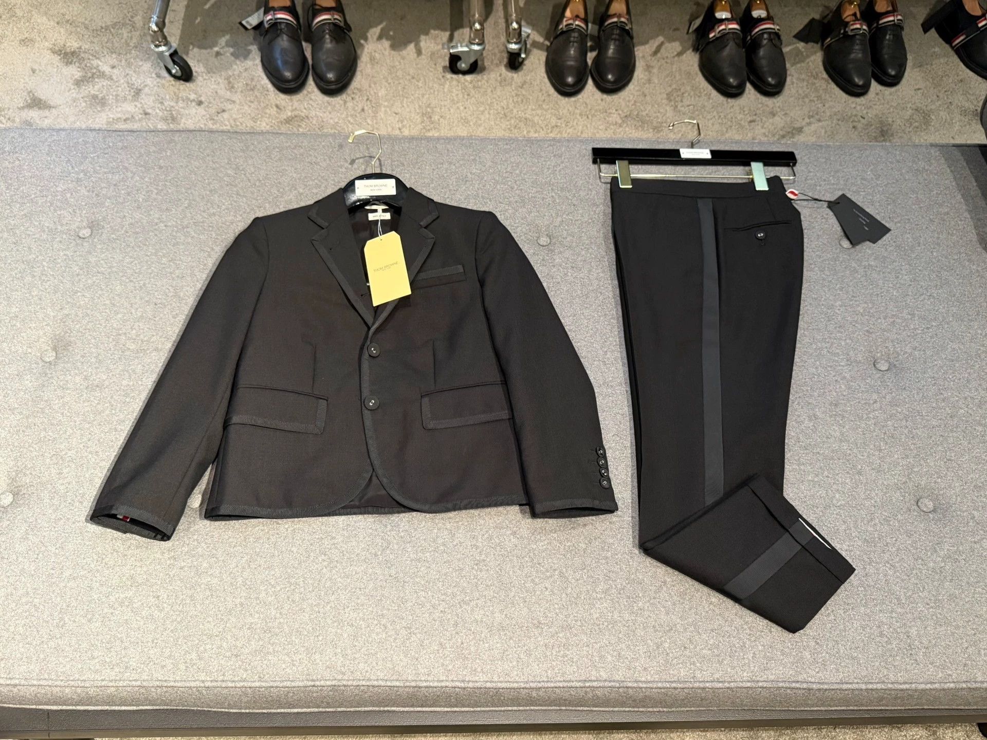 Thom Browne Thom Browne Women's Classic Black Piping Wool Suit Size S / US 4 / IT 40 - 3 Thumbnail