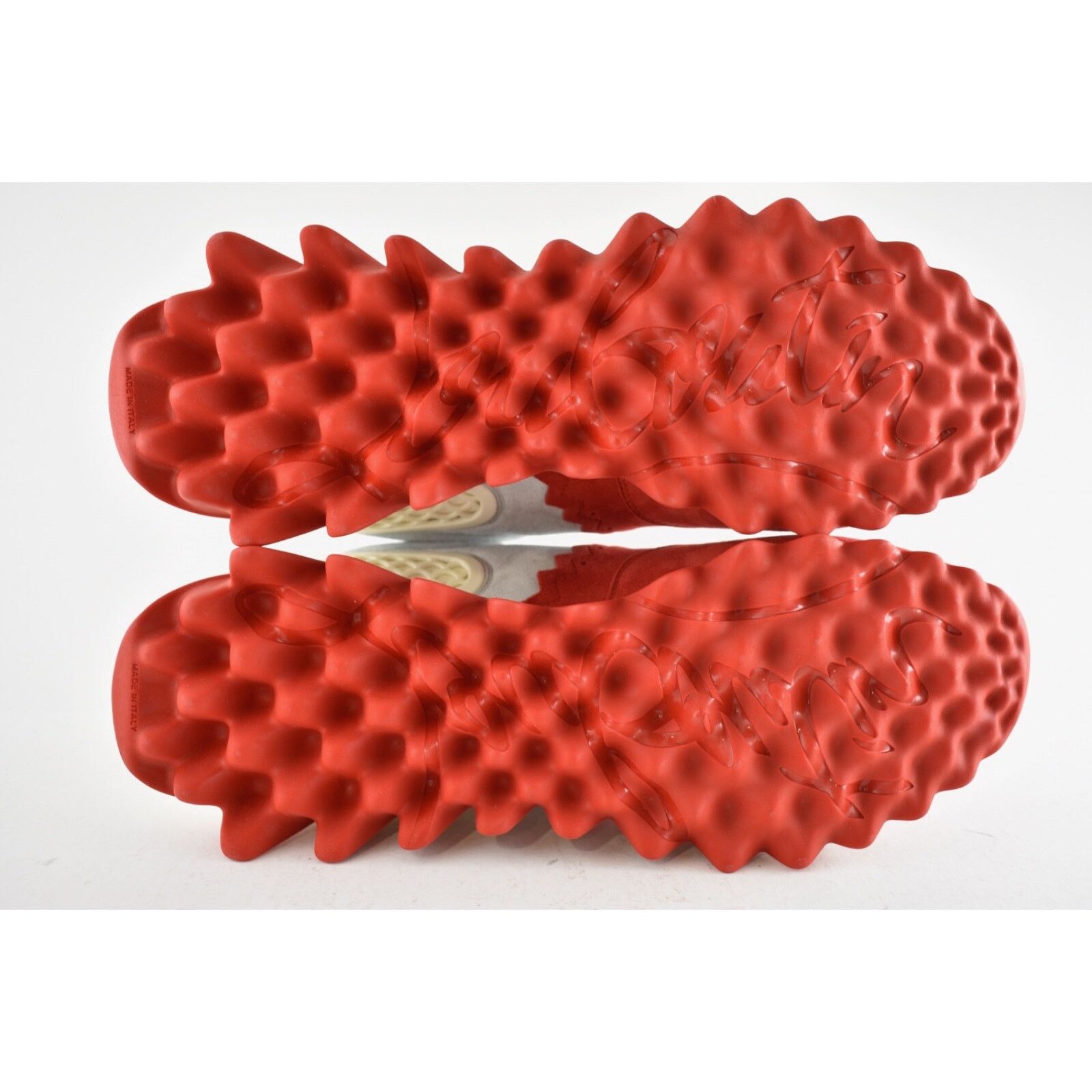 Christian Louboutin Christian Louboutin Mens Loubishark Flat Red Suede Size US 9 / EU 42 - 11 Thumbnail