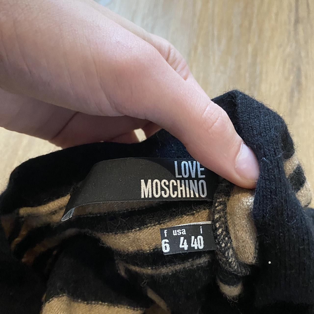 Love Machine Wool Tan and black striped cardigan #stripedcardigan Size US S / EU 44-46 / 1 - 6 Thumbnail