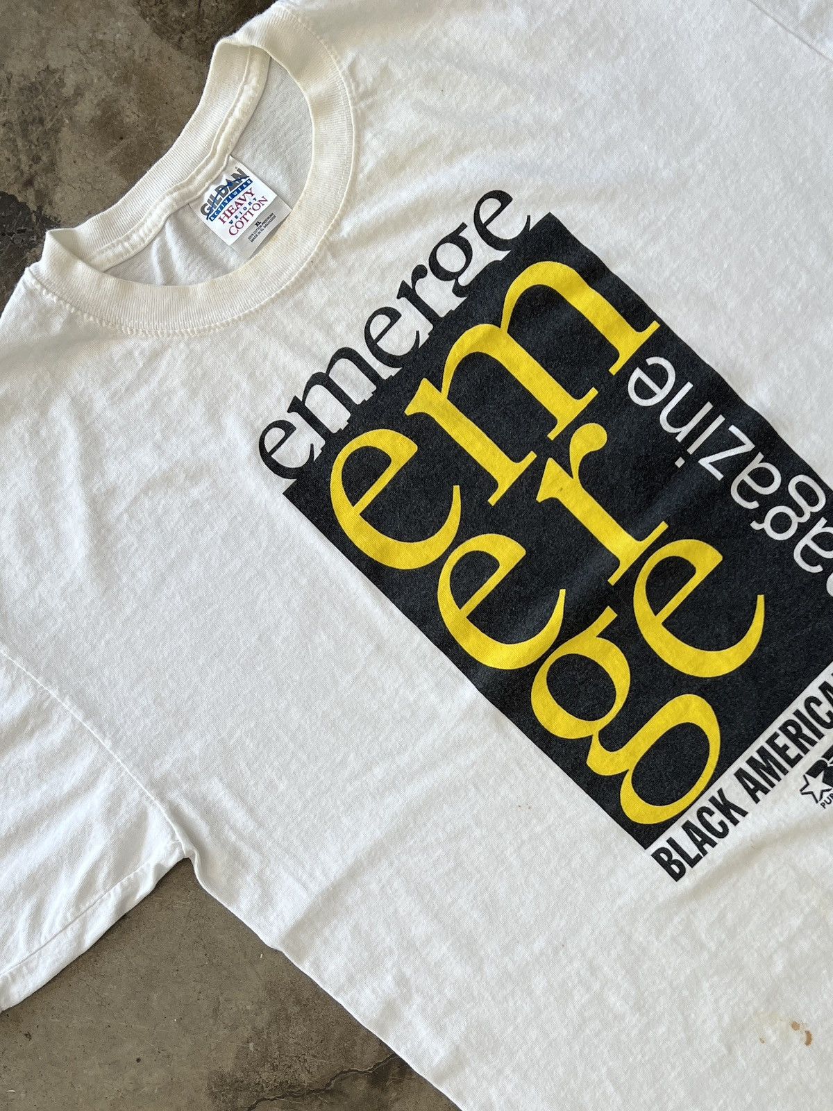 Vintage Vintage Emerge Magazine Black America's News Tee XL Size US XL / EU 56 / 4 - 1 Thumbnail