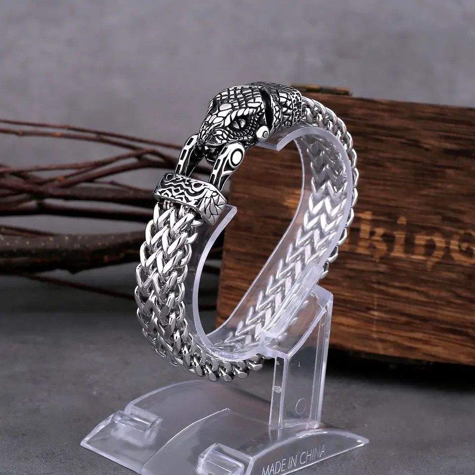 Jewelry × Vintage Dominant Snake Head Bracelet Size ONE SIZE - 6 Thumbnail