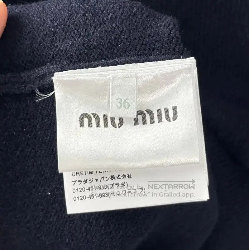 Miu Miu Miu Miu Black Wool Pullover Sweater . Size M / US 6-8 / IT 42-44 - 5 Thumbnail