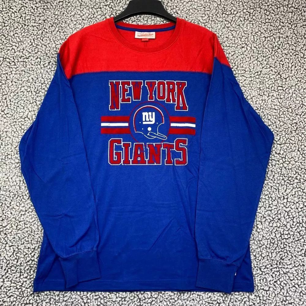 Mitchell & Ness New York Giants Sweatshirt Men XL Mitchell & Ness Pullover Size US XL / EU 56 / 4 - 1 Thumbnail