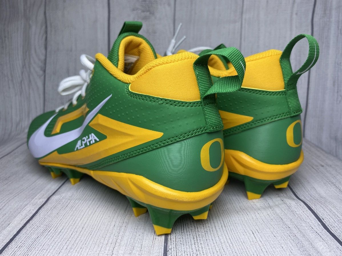 Jordan Brand × Nike Oregon Ducks Nike Alpha Menace Football Cleat Men 12.5W PE Size US 12.5 / EU 45-46 - 9 Thumbnail