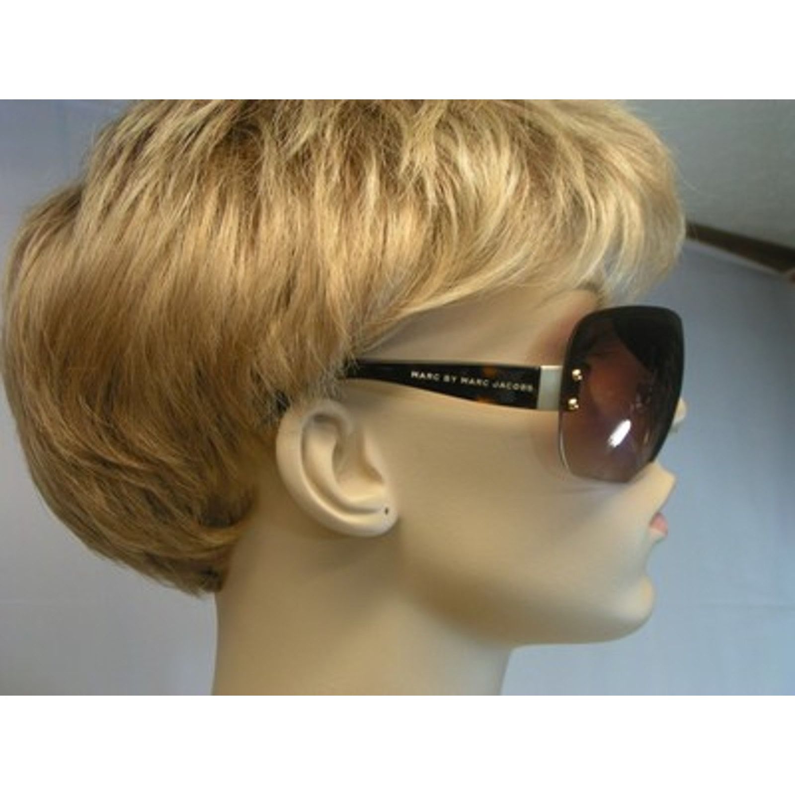 Marc by Marc Jacobs NEW MARC JACOBS BROWN FRAMELESS SUB 94 WRAP SUNGLASSES Size ONE SIZE - 6 Thumbnail