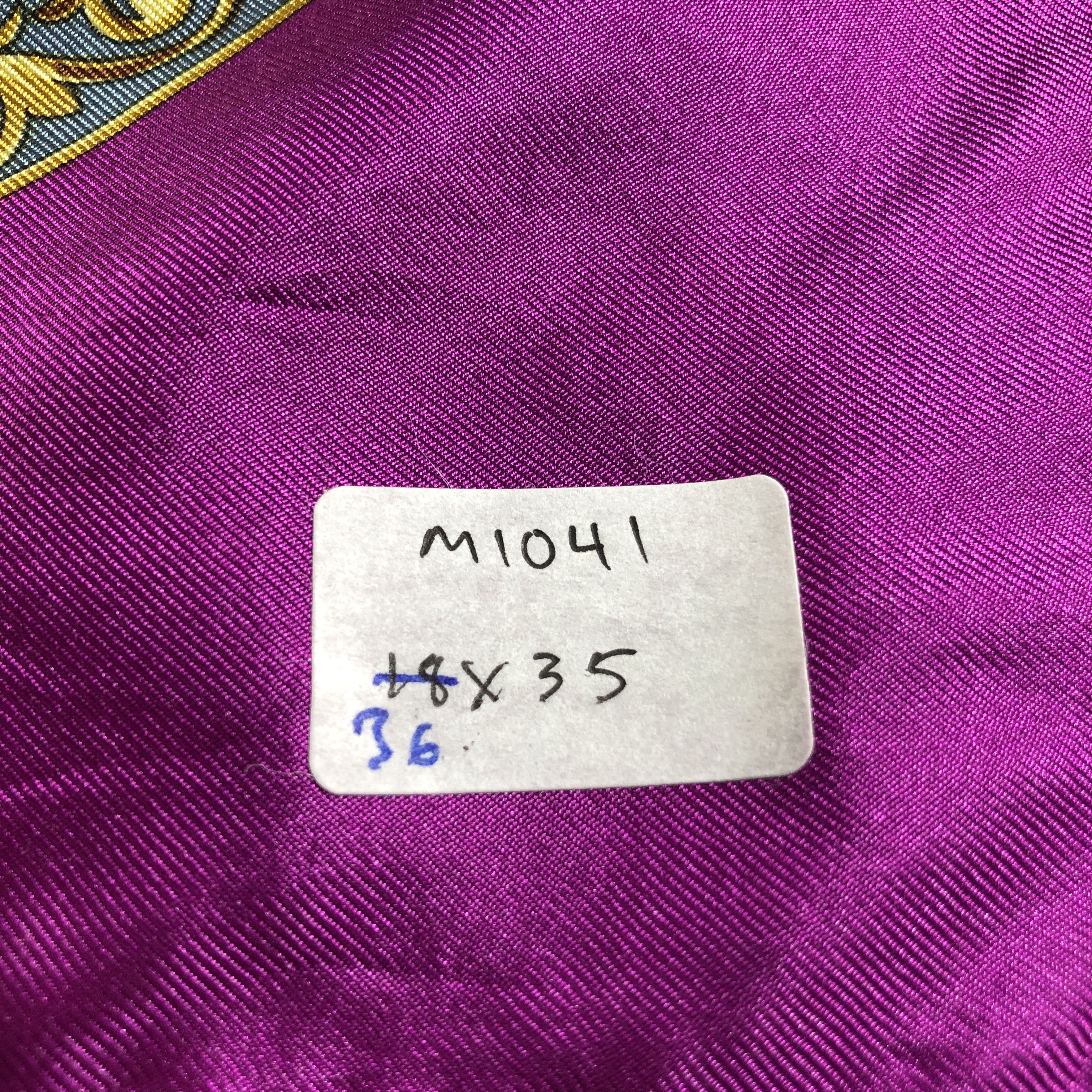 Vintage Unknown Coat of Arms Luxury Silk Scarf M1041 Size ONE SIZE - 7 Thumbnail