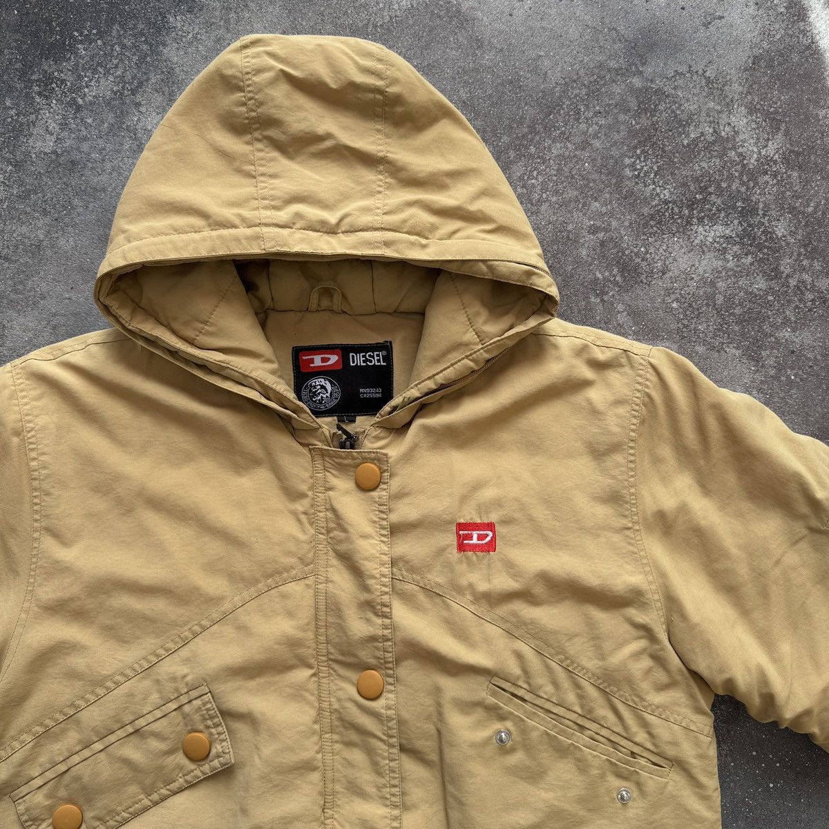 Diesel Diesel Vintage Y2K Boxy Fit Unisex Cropped Bomber Jacket Size US M / EU 48-50 / 2 - 7 Thumbnail