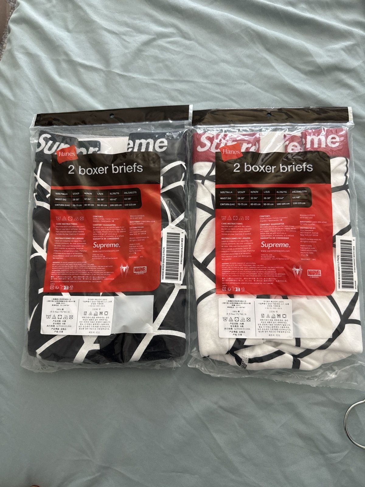 Supreme SUPREME X SPIDERMAN HANES BOXER BRIEF SIZE SMALL 28-30 Size 30 - 4 Thumbnail