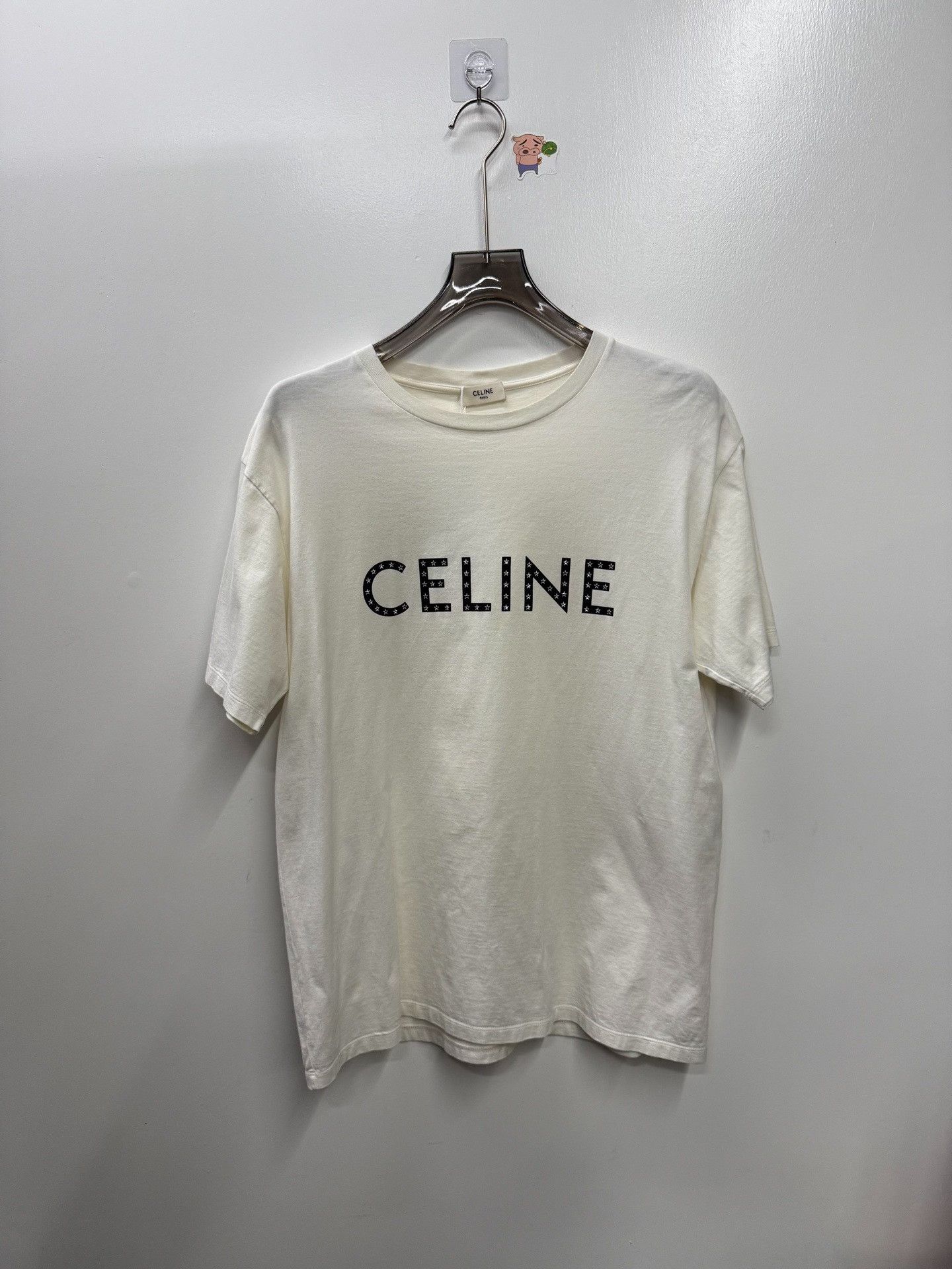 Celine Celine White T-Shirt M Women Size M / US 6-8 / IT 42-44 - 1 Thumbnail