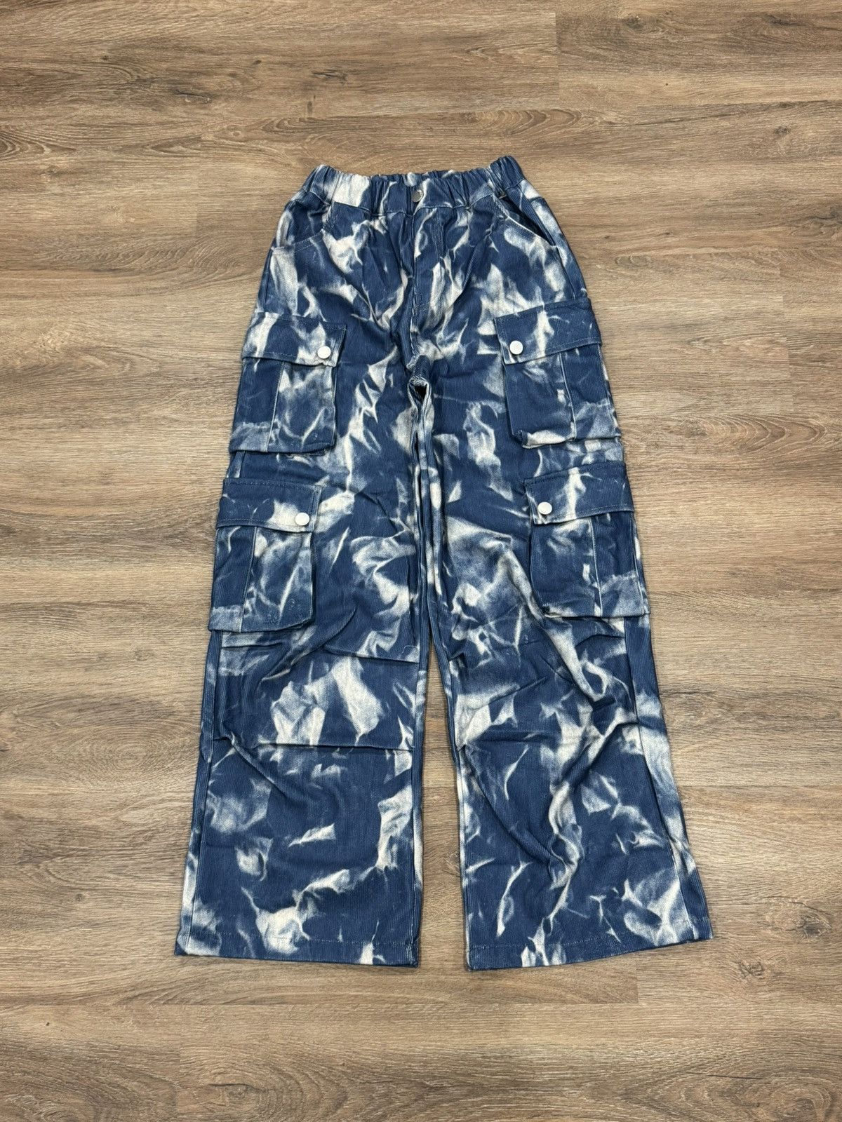 Other Bleached Denim Cargo Pants | Tie-Dye Utility Pants Size US 30 / EU 46 - 3 Thumbnail
