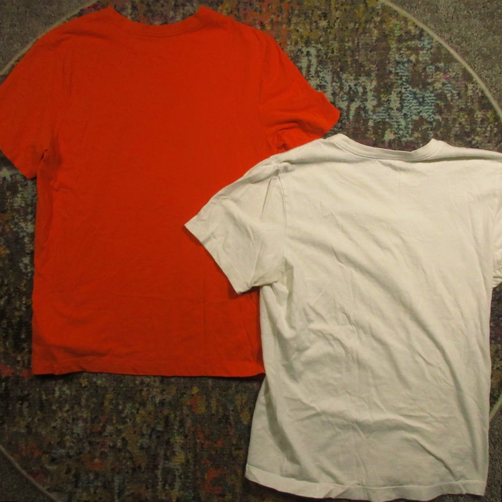 Nike Nike Dri-FIT Shirt Mens L Orange White Short Sleeve Reflective Logo Lot of 2 Activewear Size US L / EU 52-54 / 3 - 2 Thumbnail