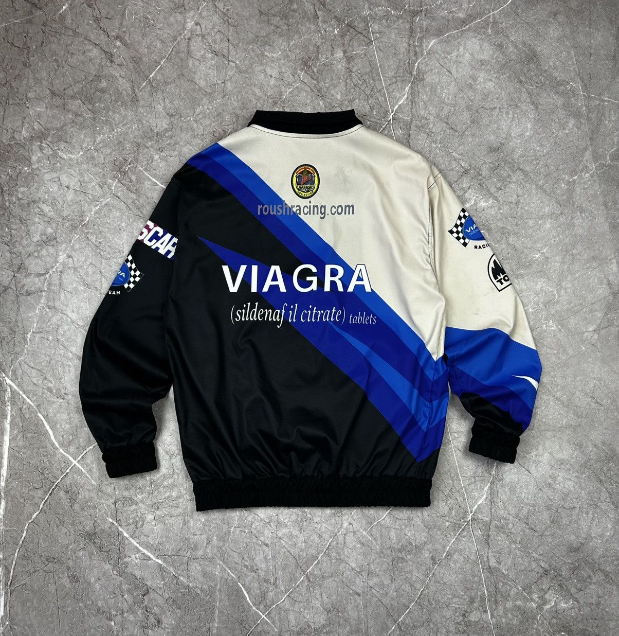NASCAR Vintage Racing Jacket Ford / Nascar / Viagra Size US M / EU 48-50 / 2 - 2 Thumbnail