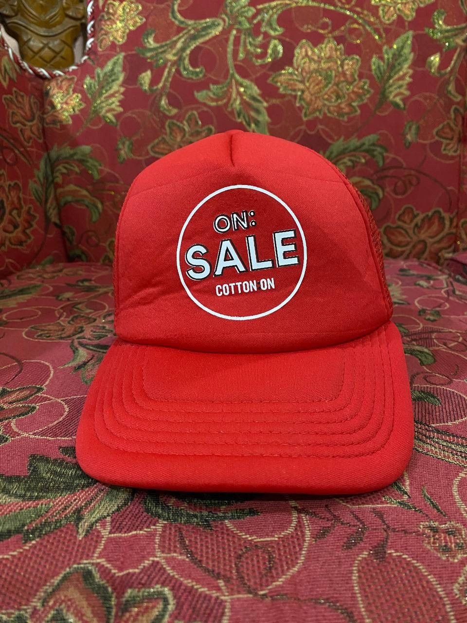 Vintage Vintage On Sale Mesh Trucker Cap Size ONE SIZE - 1 Thumbnail