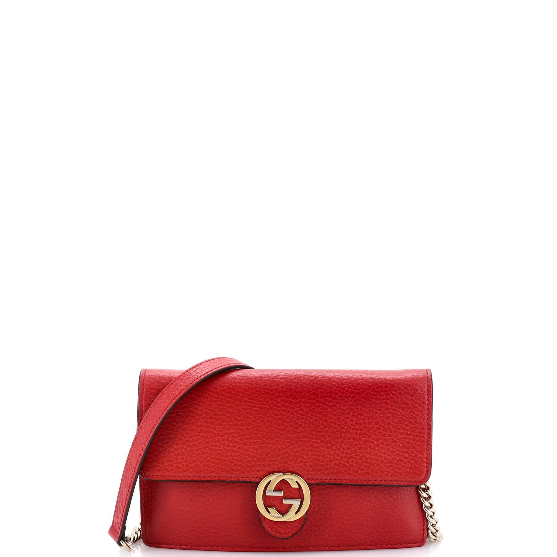 Gucci Interlocking Wallet on Chain Size ONE SIZE - 1 Thumbnail