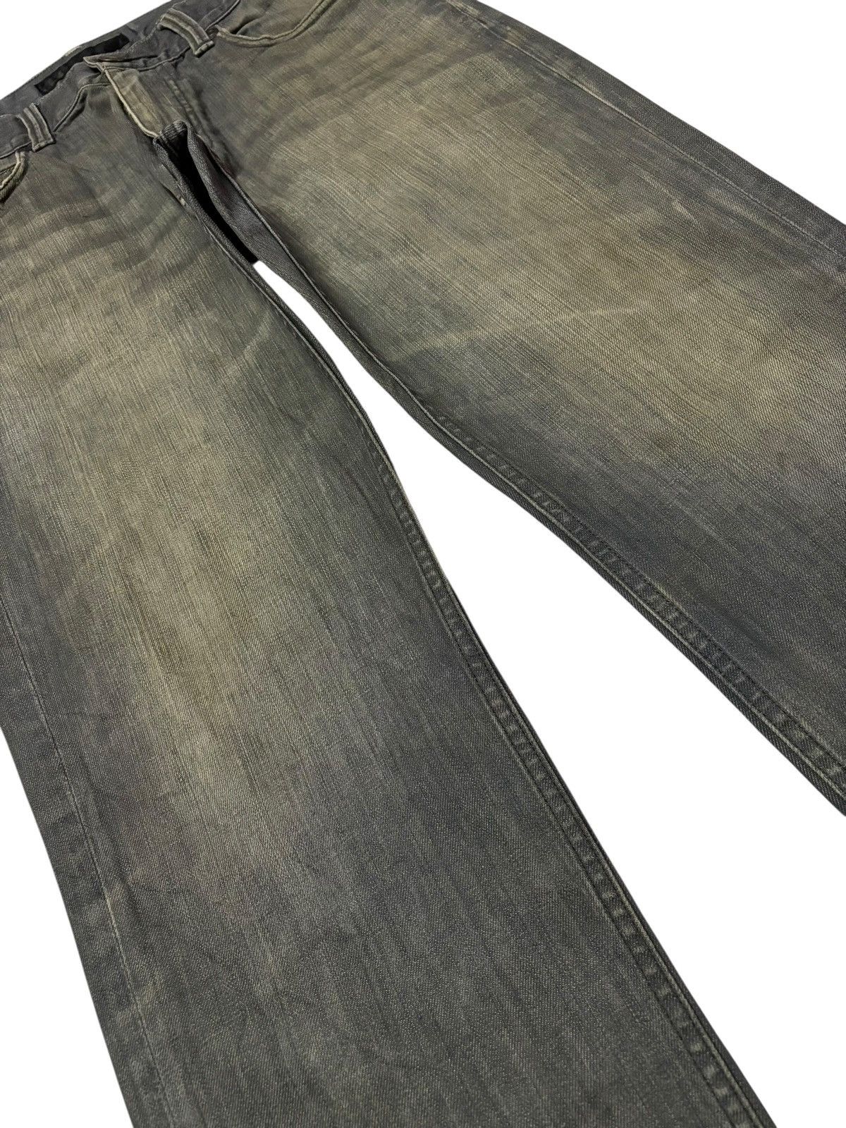 Japanese Brand Vtg Back Number Japan Faded Distressed Jeans Size US 31 - 4 Thumbnail