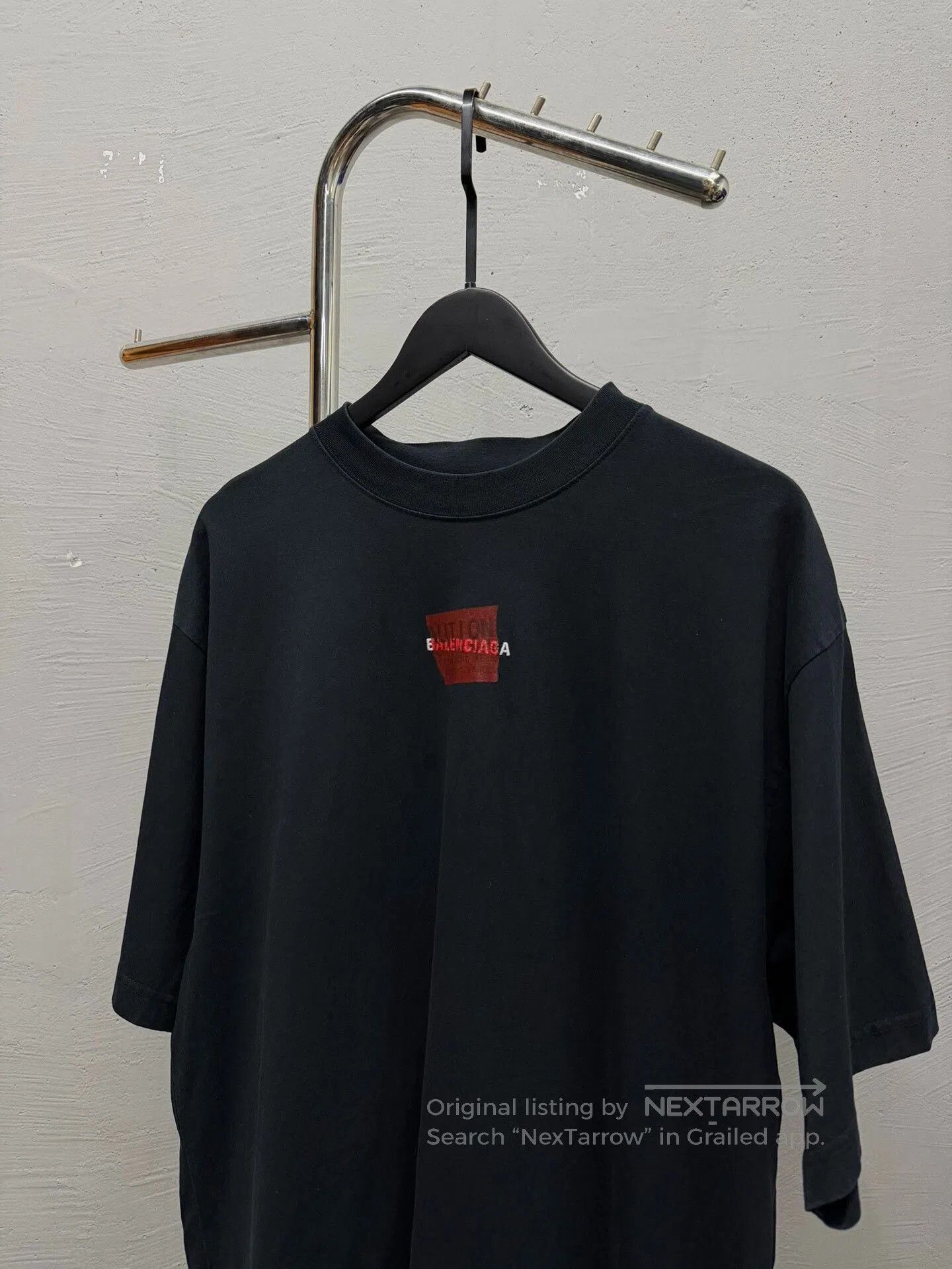 Balenciaga balenciaga short sleeve logo t-shirt black. Size US M / EU 48-50 / 2 - 3 Thumbnail