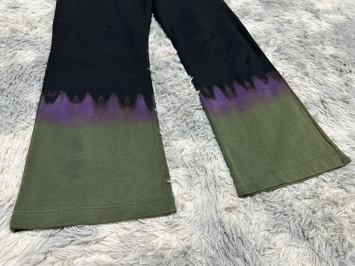 GOA 🔥Y2K Archived Masterkey Flame Dyed Flared Sweatpants Size US 30 / EU 46 - 3 Thumbnail