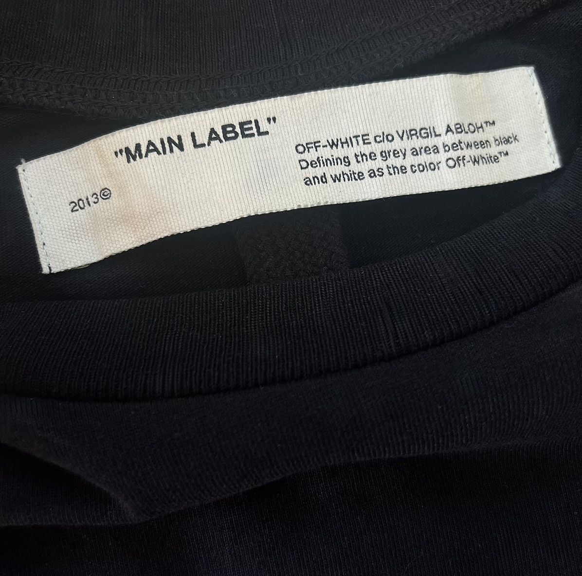Off-White VIRGIL ABLOH OVERSIZED RUINED FACTORY SHIRT FW 2019 Size US XS / EU 42 / 0 - 11 Thumbnail