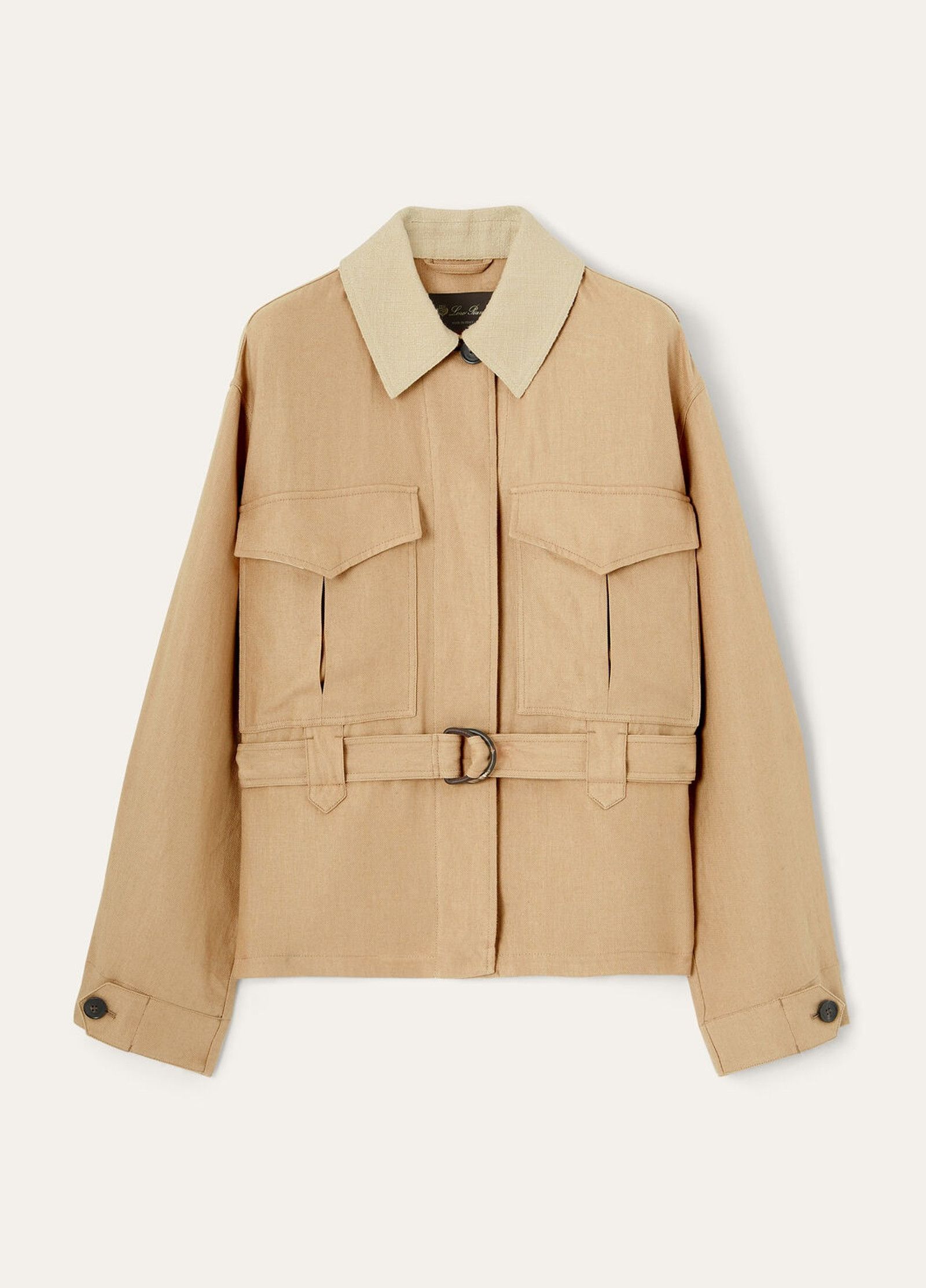 Loro Piana o1srvl11e0526 FAP0462 Dillon Jacket in Beige Size S / US 4 / IT 40 - 1 Thumbnail