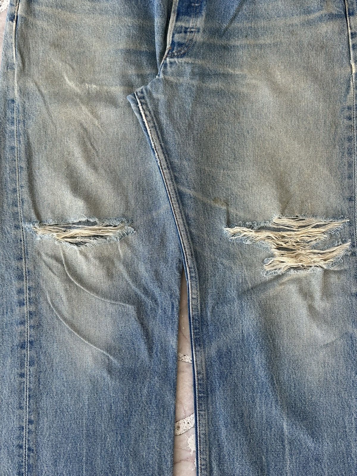 Levi's Levis 501xx Ripped Japan Denim Size US 35 - 4 Thumbnail