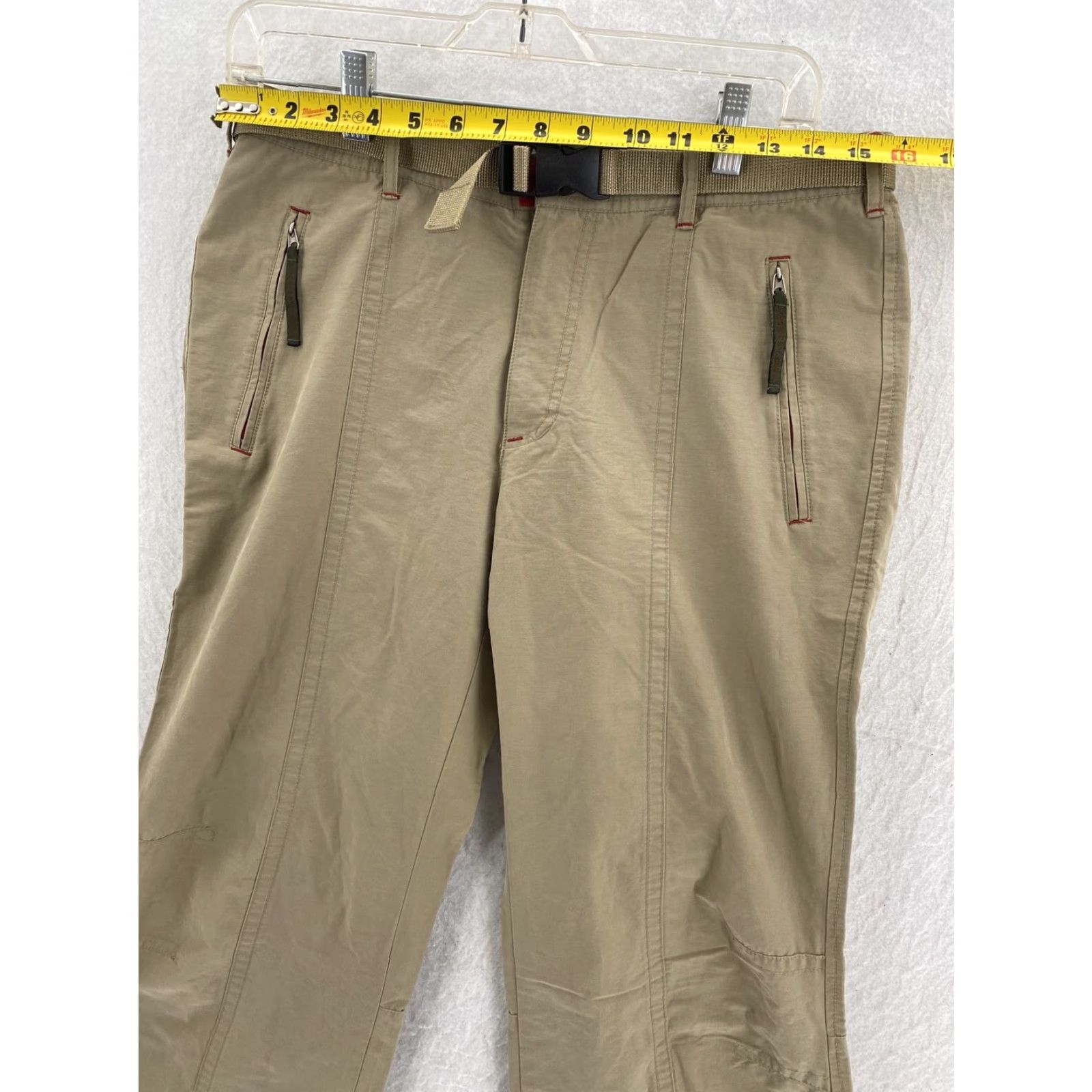 American Eagle Outfitters American Eagle Womens 90s Cargo Pants Beige Nylon 8 Regular Straight Leg Size 30" / US 8 / IT 44 - 2 Thumbnail