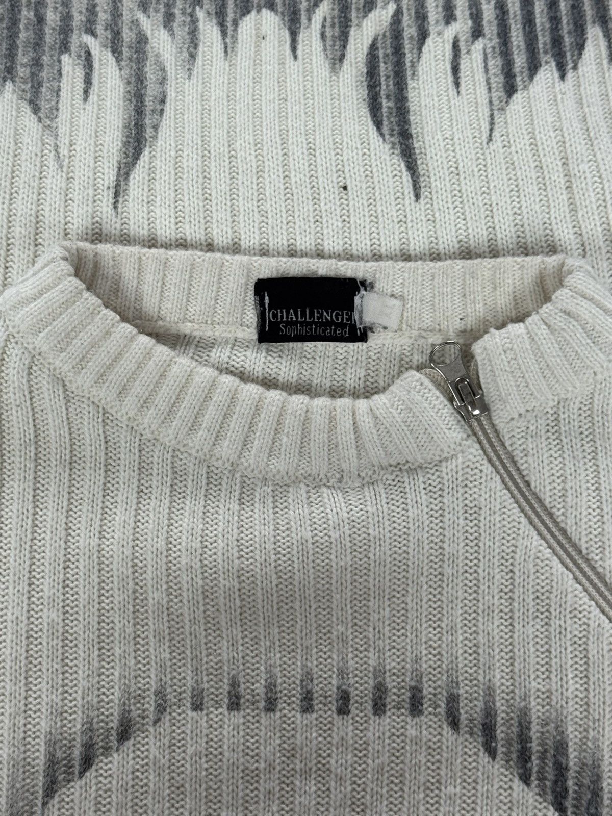 If Six Was Nine Japanese Brand 00s Aesthetic Ribbed Knit Y2K Sweater Size US M / EU 48-50 / 2 - 7 Thumbnail