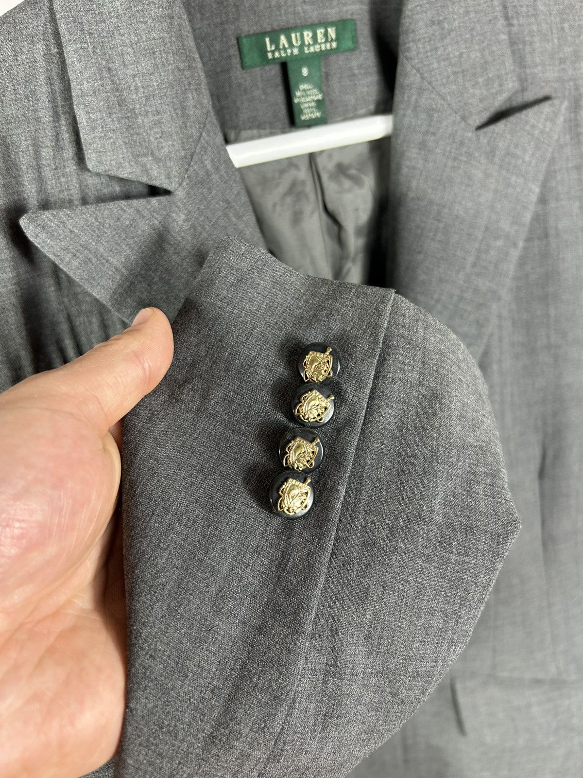 Lauren Ralph Lauren Lauren Ralph Lauren Wool BlazerJacket Horse Button Size 8 Size M / US 6-8 / IT 42-44 - 10 Thumbnail