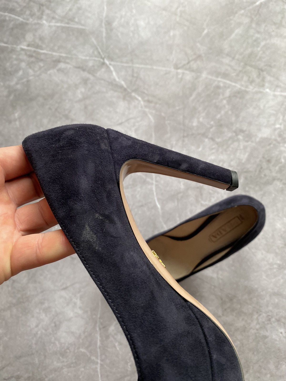 Prada Prada Milano Suede Pumps Heels Women’s Shoes Made in Italy Size US 10 / IT 40 - 18 Thumbnail