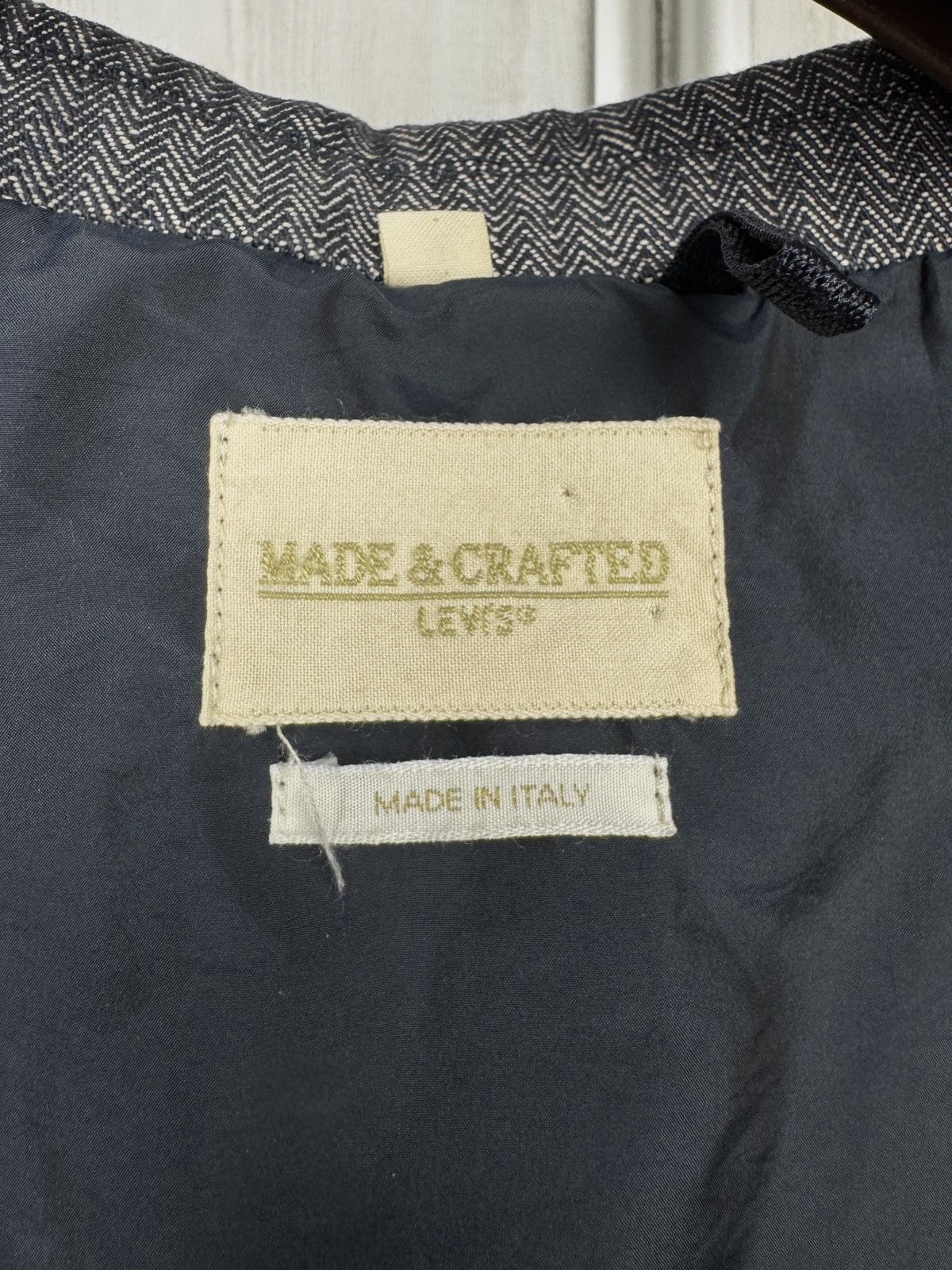 Levi's Made & Crafted Levi’s Made & Crafted Sample Garment Herringbone Blazer sz 2 Size US M / EU 48-50 / 2 - 9 Thumbnail