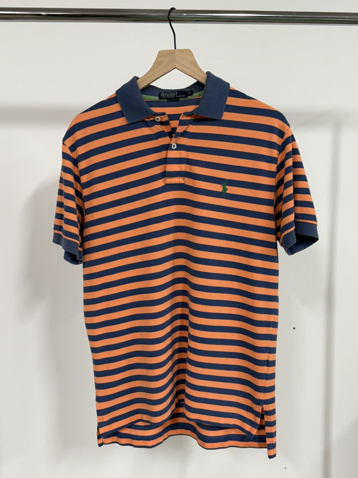 Polo Ralph Lauren Polo Ralph Lauren Polo Striped Shirt Medium Orange Size US M / EU 48-50 / 2 - 1 Thumbnail
