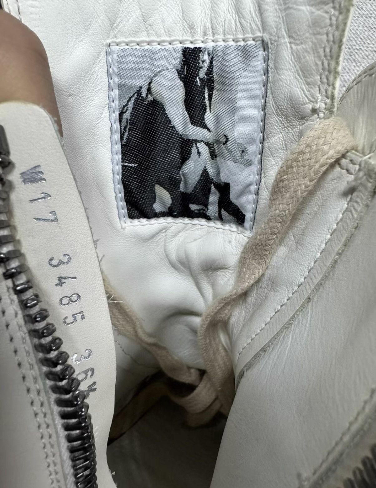 Rick Owens Rick Owens RO Main Line Milk White Leather Mega Converse K37 Size US 6.5 / IT 36.5 - 9 Thumbnail