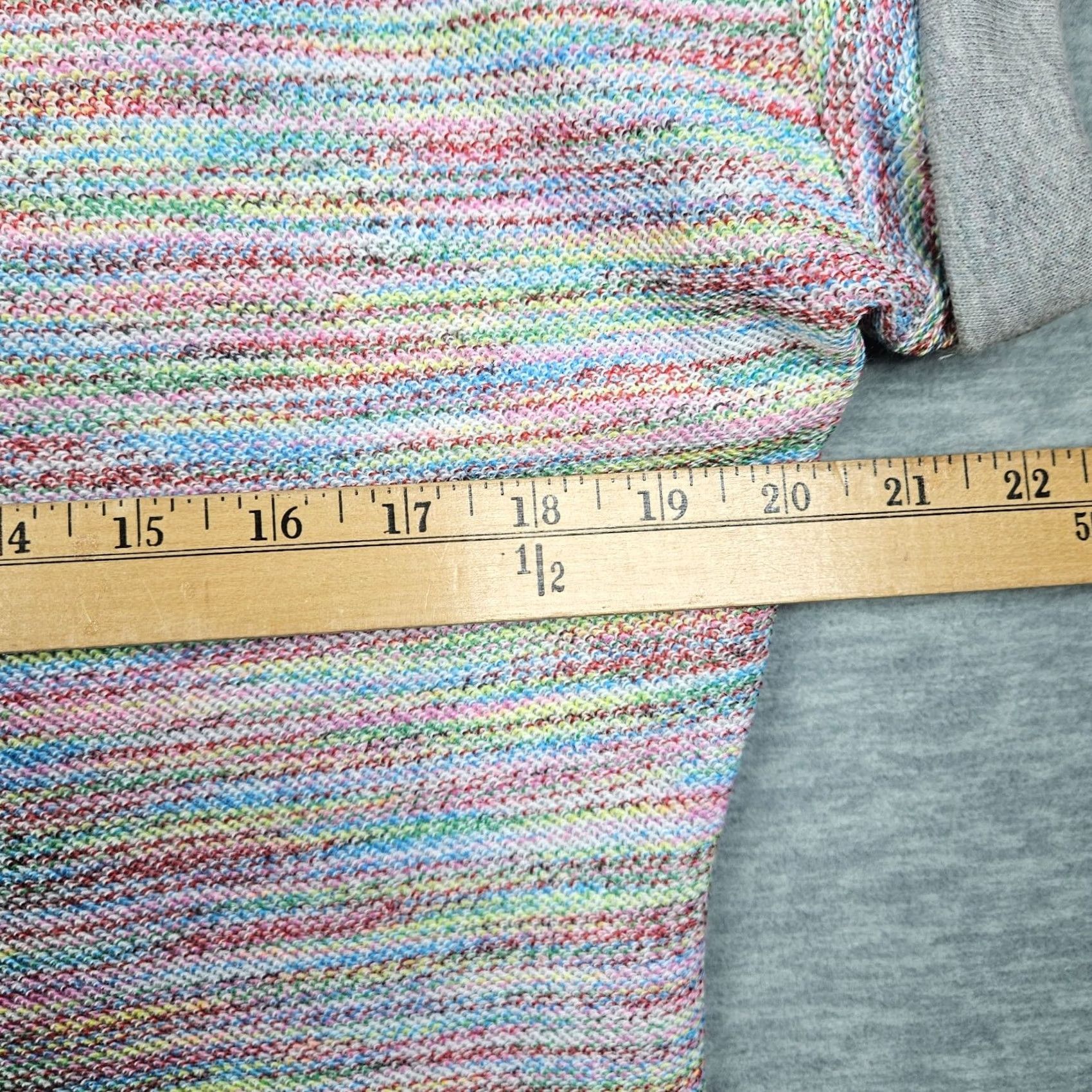 Anthropologie Anthropologie Top Space Dyed Knit Shirt XS Ladies Multicolor Regular Short Sleeve Autumn Spring Summer Winter Mens Womens Girls Boys Size XS / US 0-2 / IT 36-38 - 3 Thumbnail