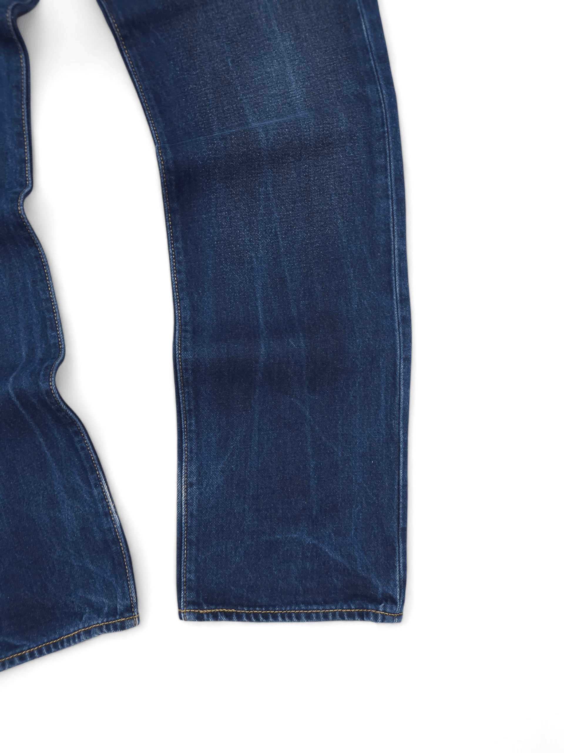 Levi's 💎 Levi's 34/32 Navy Classic Straight Denim Blue Jeans Y2K Size US 34 / EU 50 - 4 Thumbnail