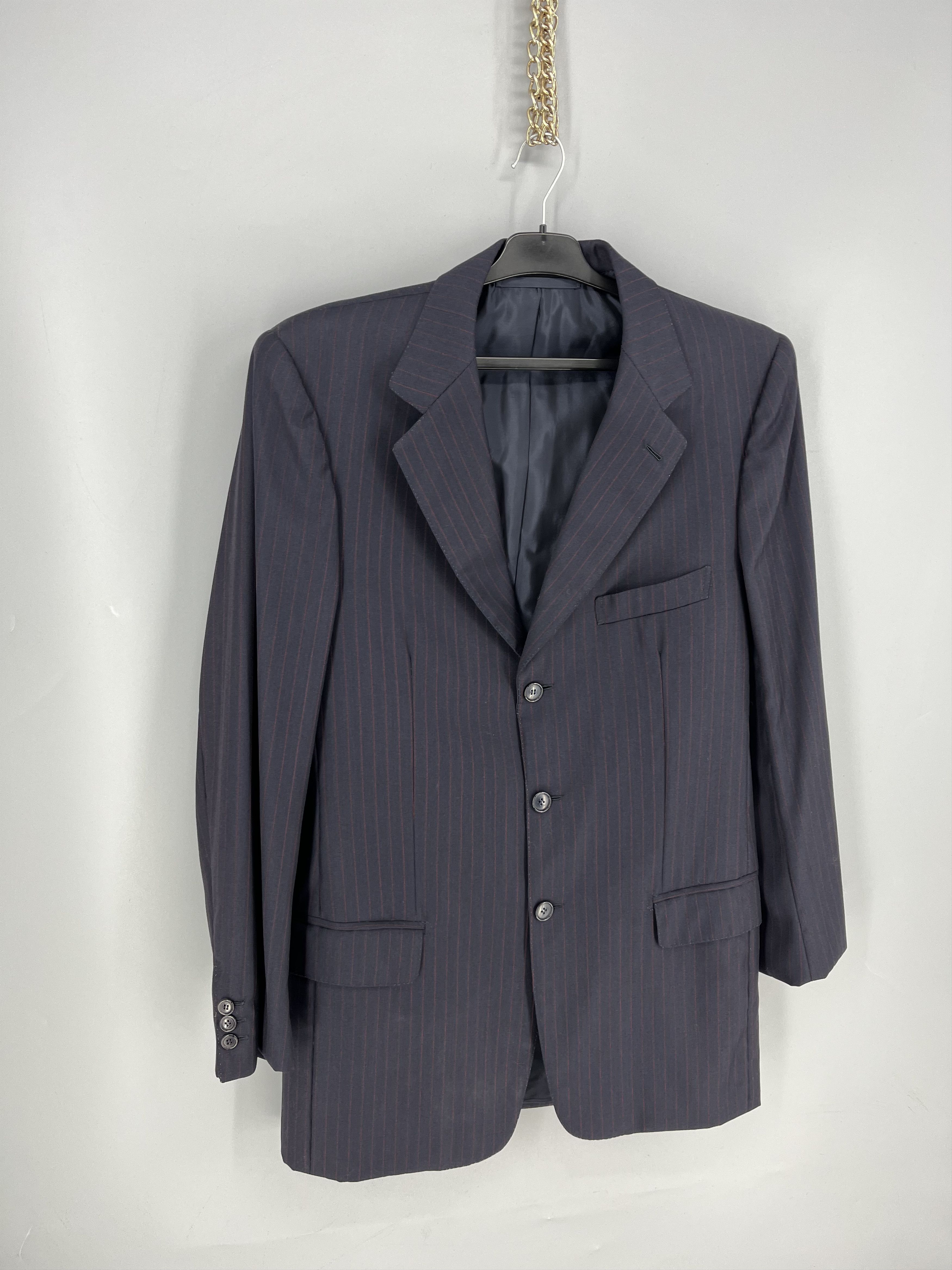 Salvatore Santoro Vintage Salvatore Santoro Men Shearling Blazer Size 46S - 2 Thumbnail