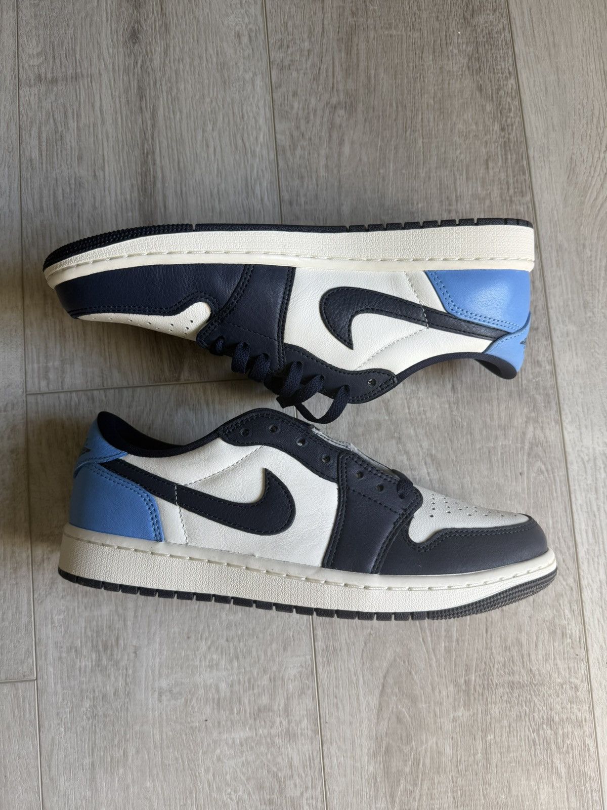 Jordan Brand Jordan 1 retro low og obsidian Size US 9 / EU 42 - 1 Thumbnail